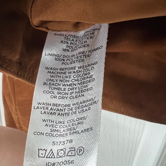 LOFT Tan Leather Jacket - Picture 8 of 9